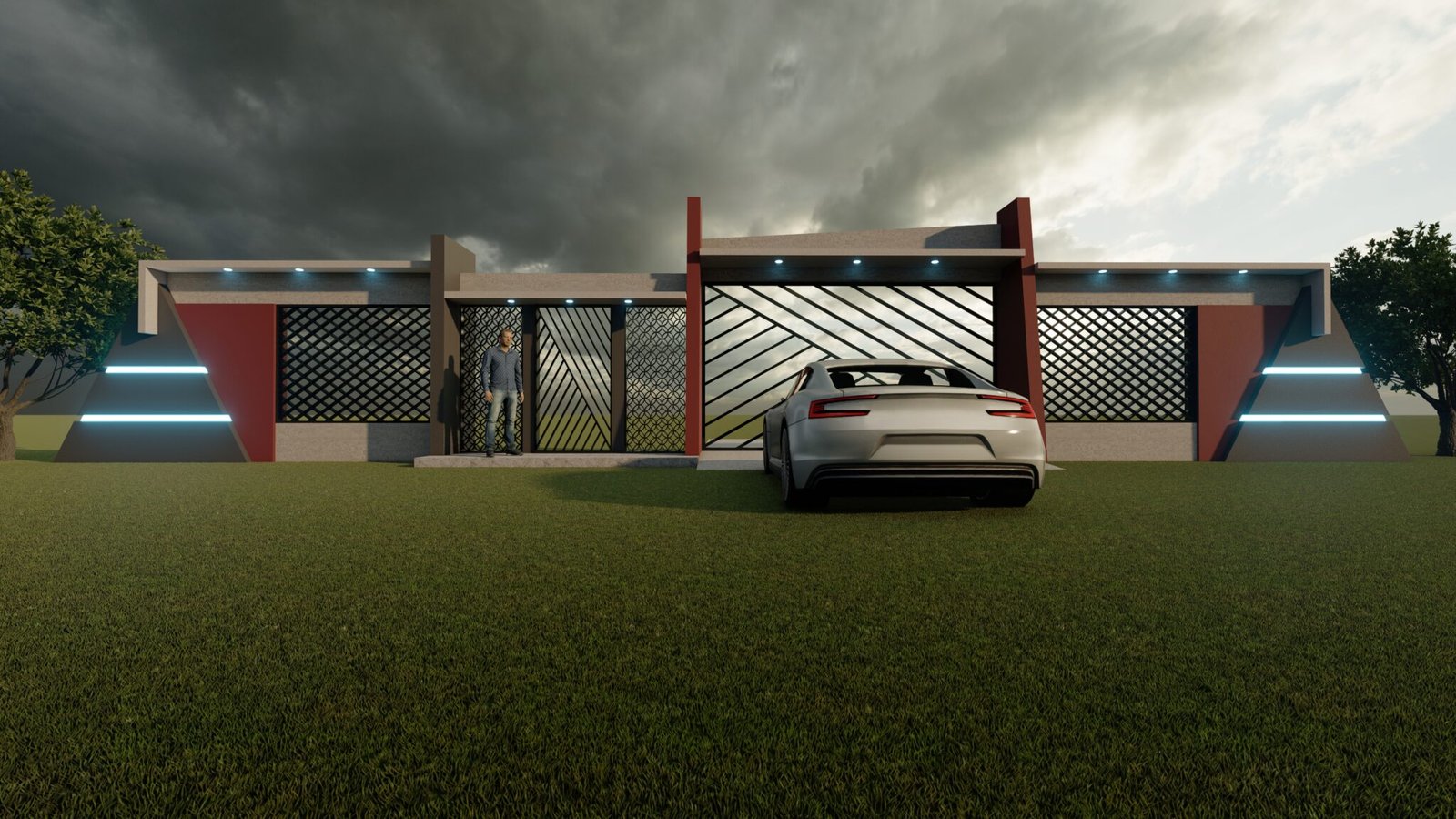 DISEÑO DE MURO MODERNO